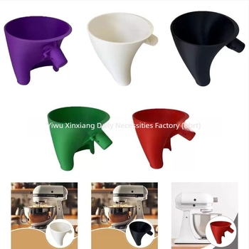 Flour Funnel za KitchenAid KSM150 stojeći mikser — moderni minimalistički dizajn; kompatibilan s KSM150; za tržišta Europe, Južne Amerike i Sjeverne Amerike