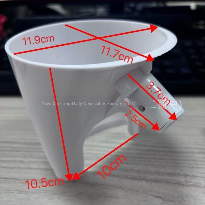 Flour Funnel za KitchenAid KSM150 stojeći mikser — moderni minimalistički dizajn; kompatibilan s KSM150; za tržišta Europe, Južne Amerike i Sjeverne Amerike