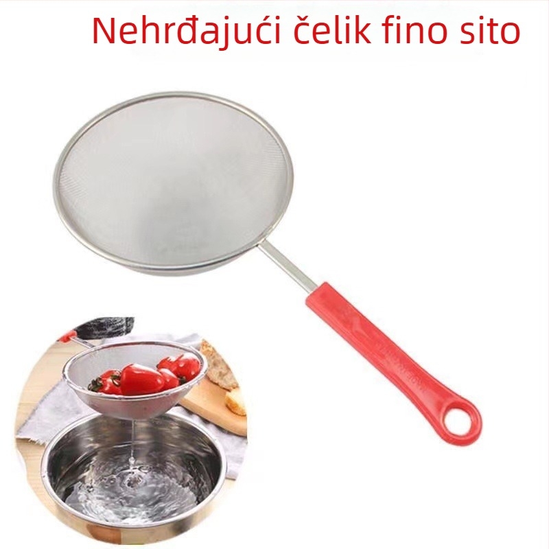 Nehrđajući čelični filtr za sojino mlijeko s vrlo finom mrežom; kuhinjska cjediljka za sokove, čajne listove i druge namirnice; porijeklo: Hubei