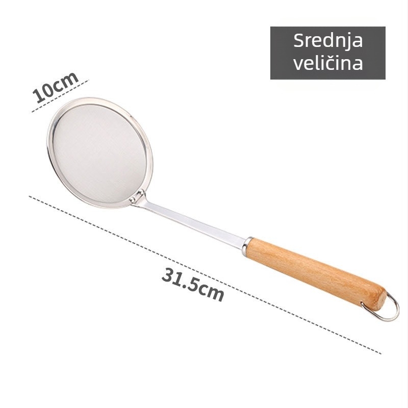 GUF kuhinjska sita, 304 nehrđajućeg čelika, protuklizna, protiv opeklina, s tiskanim logotipom