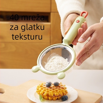 Sito za brašno s 40-mrežom, za pečenje, filtriranje ostataka i sojino mlijeko