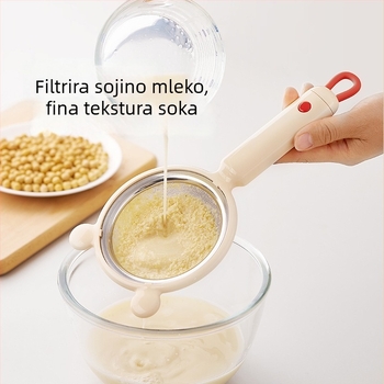 Sito za brašno s 40-mrežom, za pečenje, filtriranje ostataka i sojino mlijeko