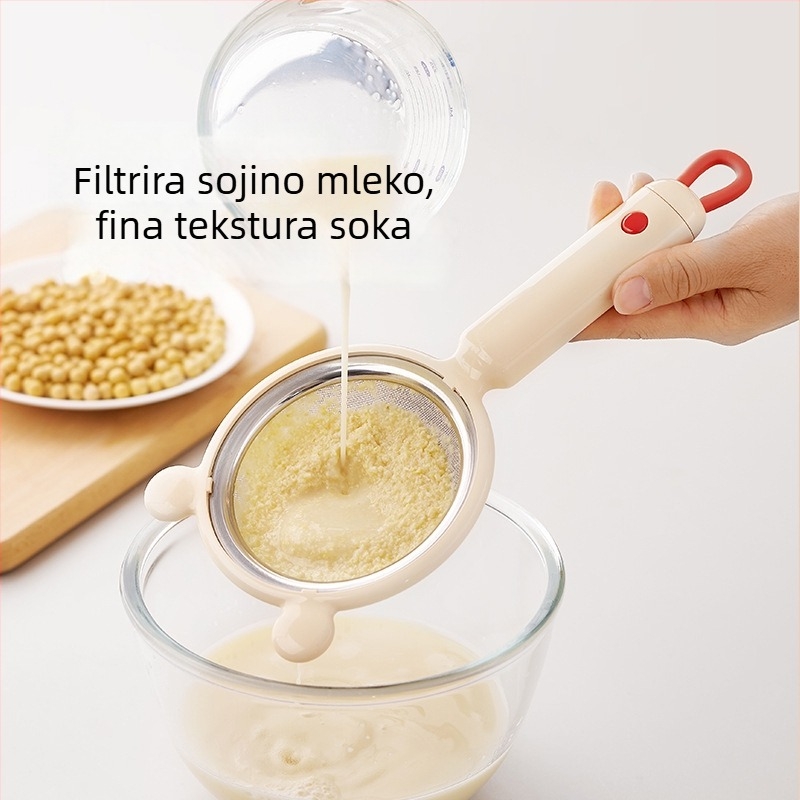 Sito za brašno s 40-mrežom, za pečenje, filtriranje ostataka i sojino mlijeko
