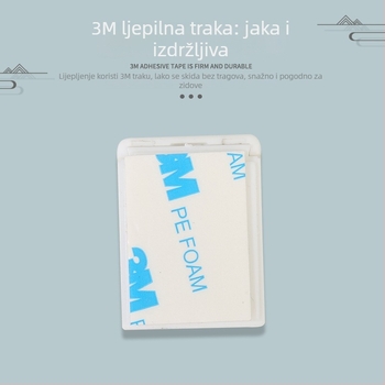 Zidni klip za pohranu paste za zube i njege kože – bez bušenja, kupaonica (Podrijetlo: Yiwu; Brand Yaoyu Department Store; Model xmnsnj; Kategorija: Klip za pohranu; Primjenjivo: Opće)