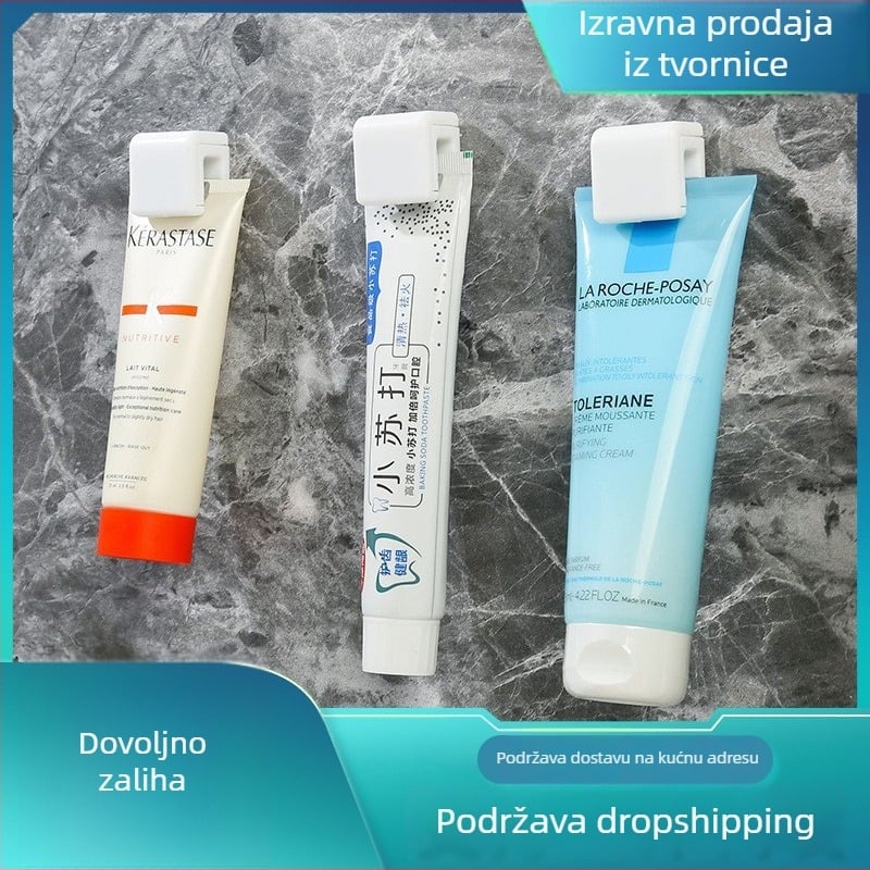 Zidni klip za pohranu paste za zube i njege kože – bez bušenja, kupaonica (Podrijetlo: Yiwu; Brand Yaoyu Department Store; Model xmnsnj; Kategorija: Klip za pohranu; Primjenjivo: Opće)