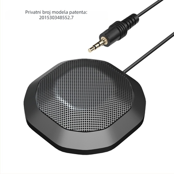 Računalni mikrofon Eight Tones Y01A za igre, glasovni chat i online sastanke, bežični kondenzatorski mikrofon, opseg 40 Hz–20 kHz, SNR ≥70 dB, hipercentrično snimanje