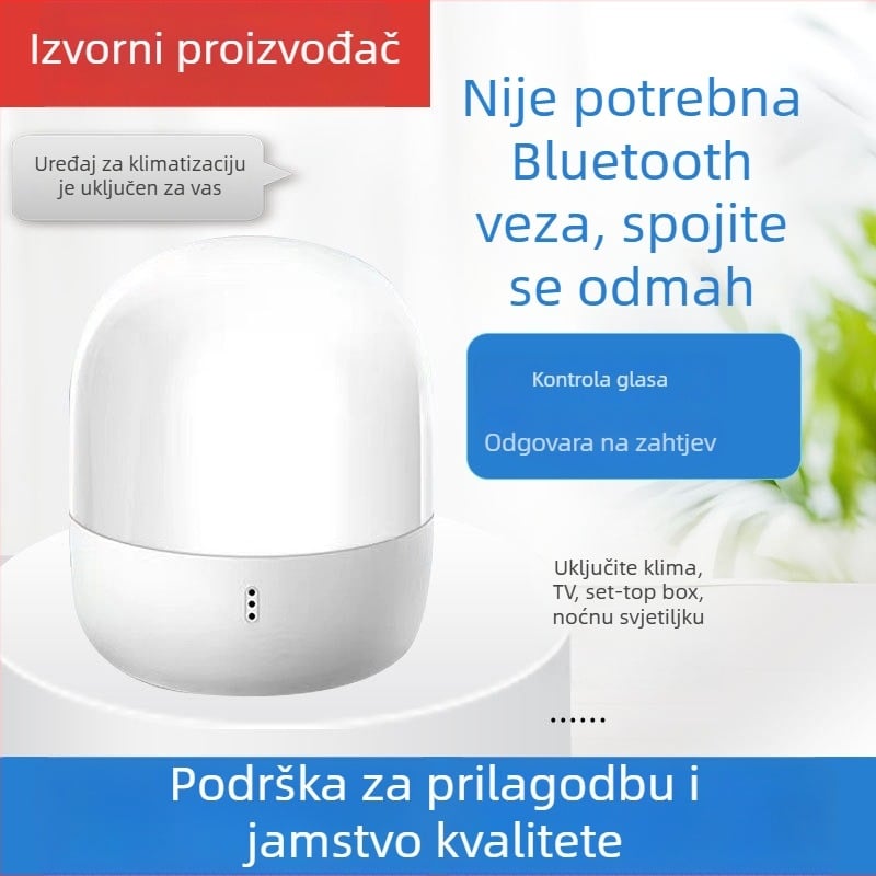 Pametna noćna lampica s offline glasovnim upravljanjem i kontrolom kućanskih uređaja