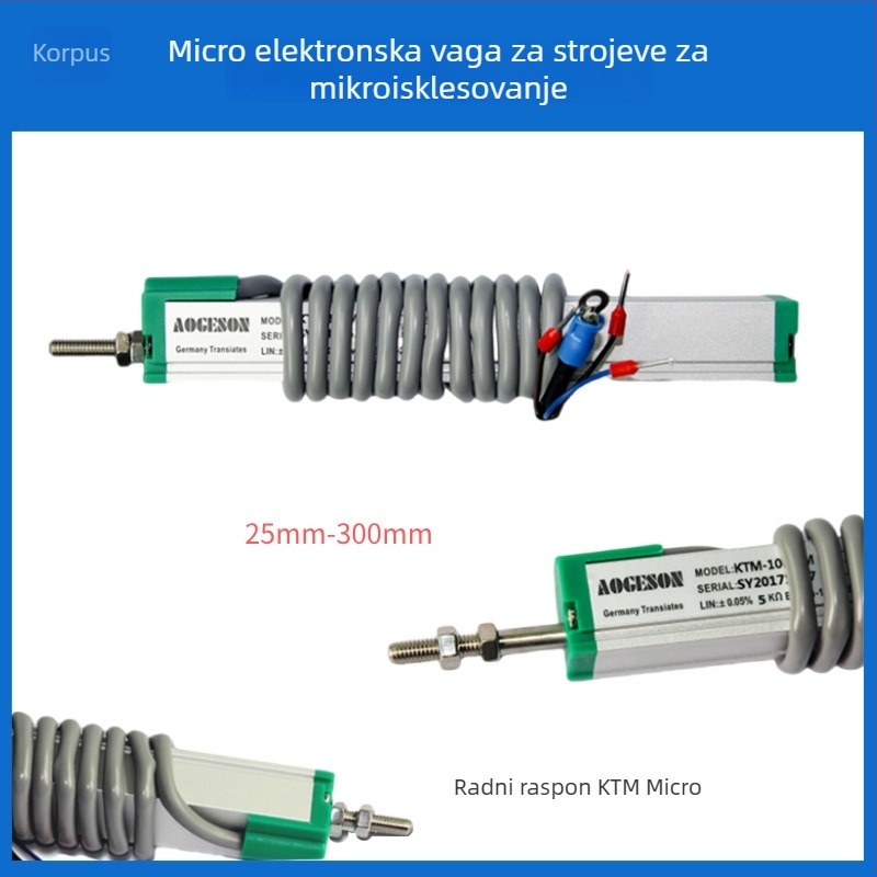 Linearan senzor pomaka s vučnom šipkom, mikro digitalni ravnalo za KTM seriju strojeva za ubrizgavanje