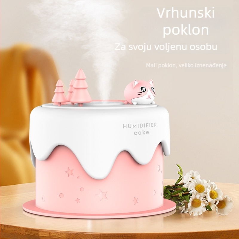 Panda USB Vlaživač s ambijentalnim osvjetljenjem, spremnik 0,5–1 L, 1 izlaz magle, 5 W, Model 328