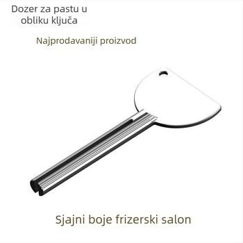 Stisnivač paste za zube od nehrđajućeg čelika, jedan komad, za pastu za zube i kremu za bojanje kose