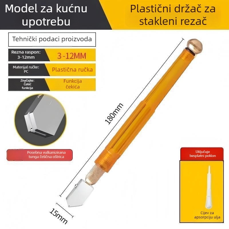 Dijamantski rezac stakla i pločica za debele pločice — alat marke Unique (Podrijetlo: Drugo; Vrsta: Drugo; Opseg primjene: Drugo)