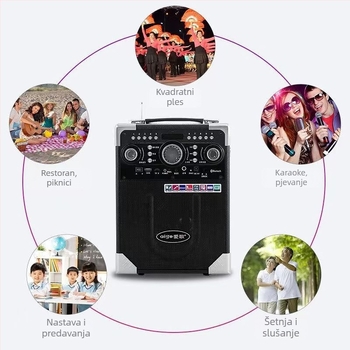 Bluetooth zvučnik S8 od Love Song Lang Dale - 20W, Bluetooth 5.0, dvostruki drajveri, domet 15 m, 100 Hz-20 kHz
