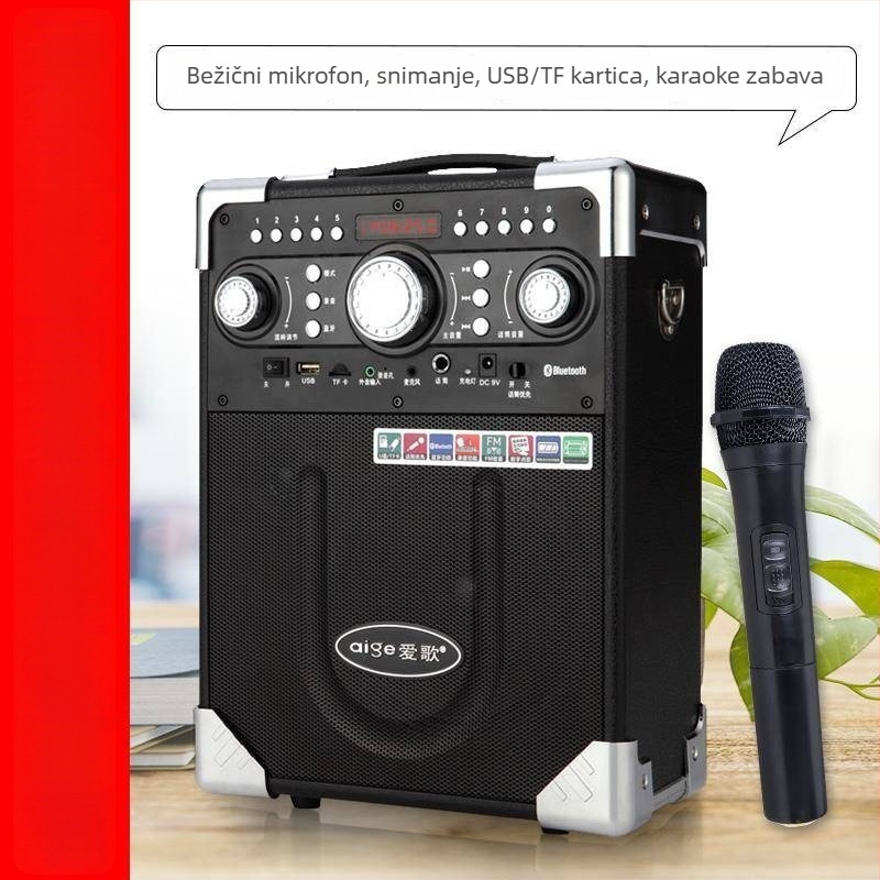 Bluetooth zvučnik S8 od Love Song Lang Dale - 20W, Bluetooth 5.0, dvostruki drajveri, domet 15 m, 100 Hz-20 kHz