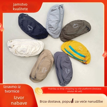 Sportska torba oko struka, jednobojni dizajn (Oxford materijal; nylon podstava; unisex)