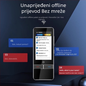 F6 prevoditelj s Wi-Fi i Androidom — Bluetooth, metalno kućište, AI pomoćnik