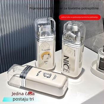 Tri u jednom putni čaš i organizator – plastika, model YNednedB, specifikacija 1