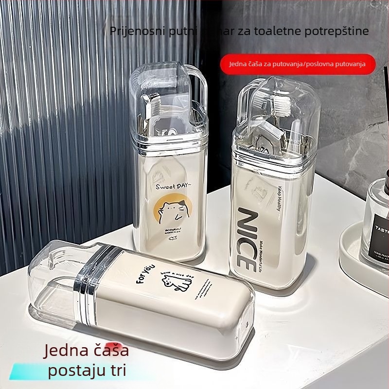 Tri u jednom putni čaš i organizator – plastika, model YNednedB, specifikacija 1