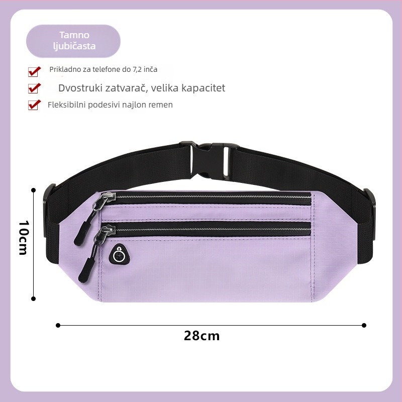 Torba za traku za telefon – ultra-tanka, lagana, izdržljiva, unisex, Oxford tkanina