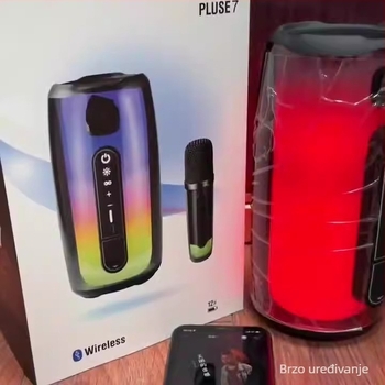 Nova prijenosna Bluetooth zvučnica s karaoke mikrofonom i integriranim bežičnim subwooferom