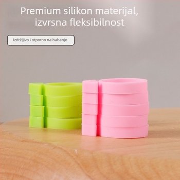 Silikonski brtvilo prsten za vrećicu za cvijeće – moderni minimalisticki stil dekoracije