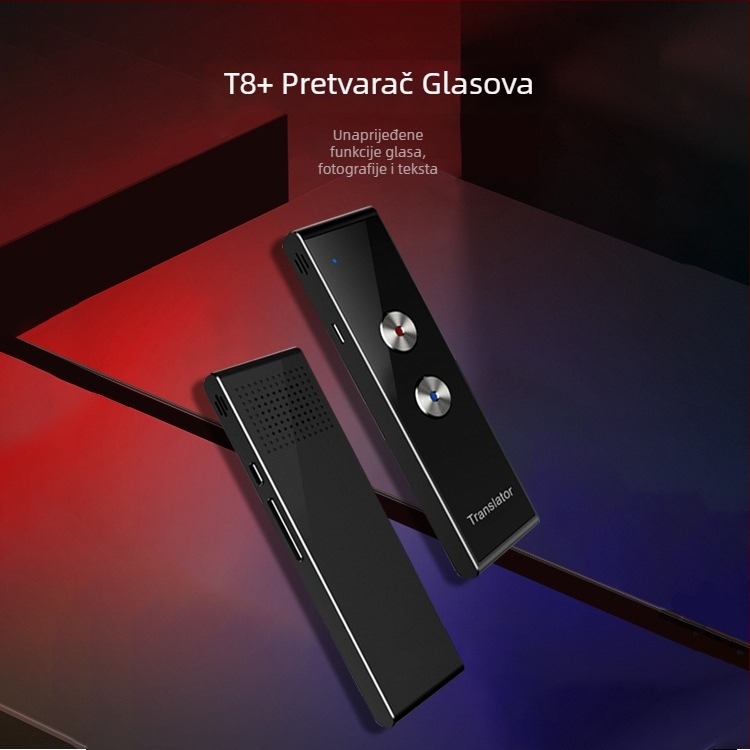 T8 prevoditelj s Bluetoothom, domet 10 m, foto prijevod, metalno kućište