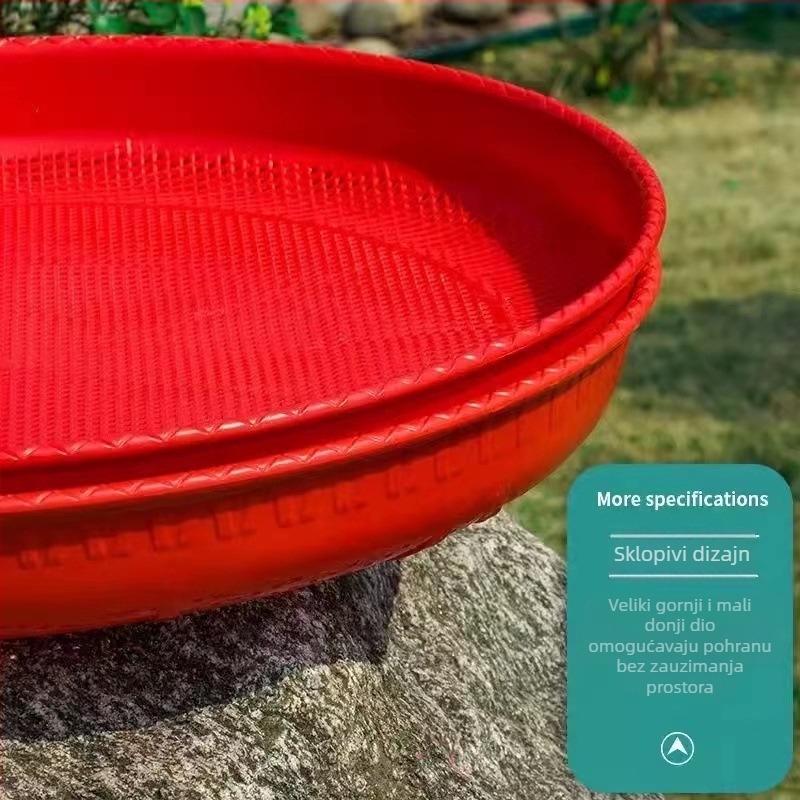 JF Plastično sito – Dizajn imitacije bambusa, višenamjensko sito za brašno, rižu i papar