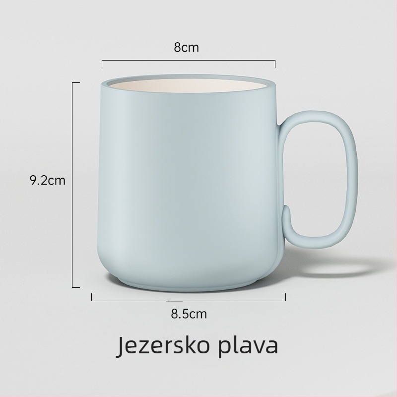 Čašica za četkicu s dvobojnim dizajnom, tvrdi plast, sigurna za kontakt s hranom, otporna na padove, 1 kom