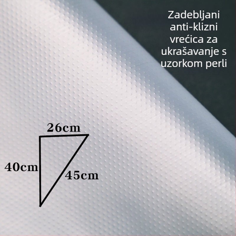 Set vrećica za ukrašavanje s anti-slip debelim uzorkom – veliki, srednji i mali zrni, 100 komada svaki