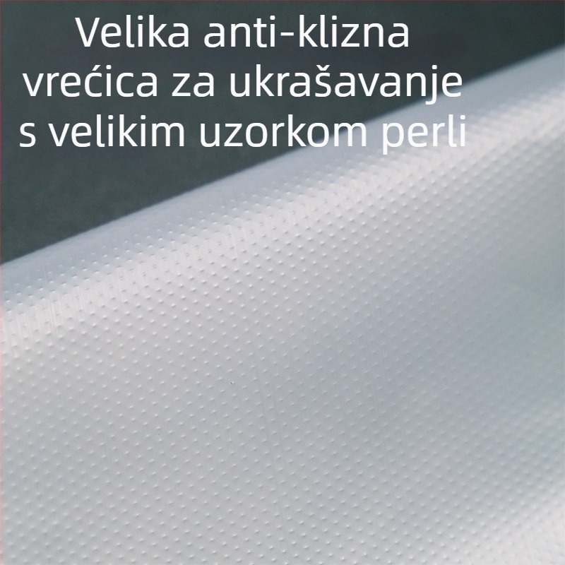 Set vrećica za ukrašavanje s anti-slip debelim uzorkom – veliki, srednji i mali zrni, 100 komada svaki