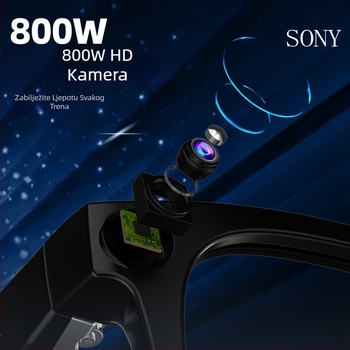 Pametni naočale G-300 s 8MP kamerom, 32GB memorije, nosive na glavi, upravljanje dodirom i gumbima, baterija 220