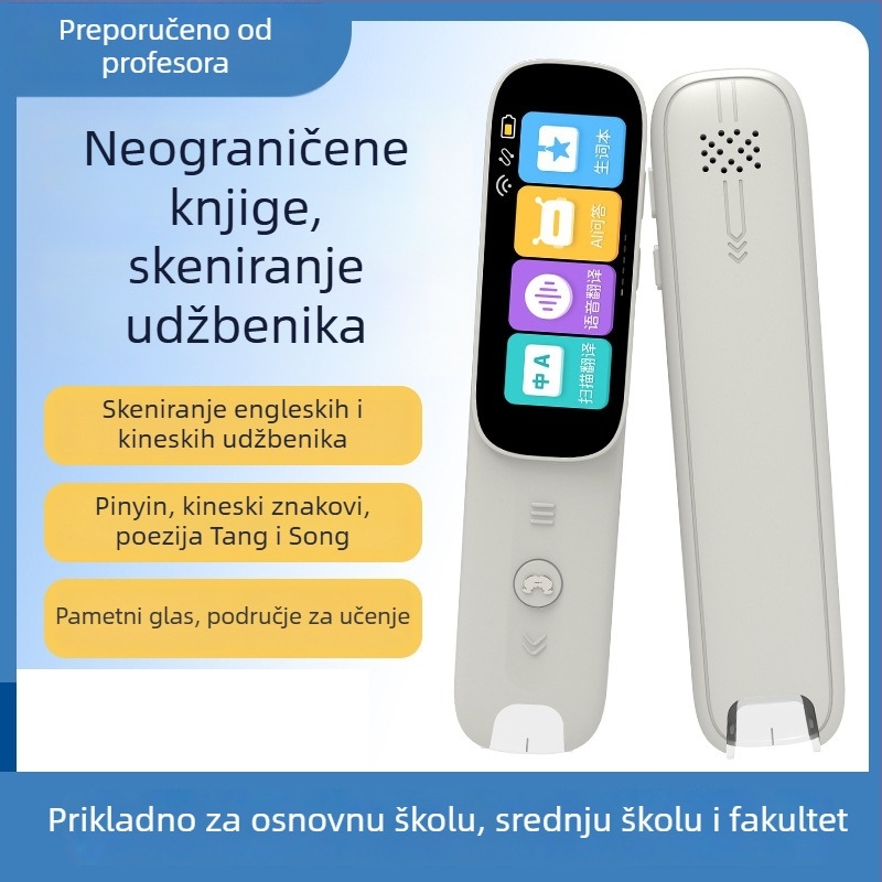 Čitačka olovka za učenike, model A7, Ni-MH baterija, uređaj za čitanje