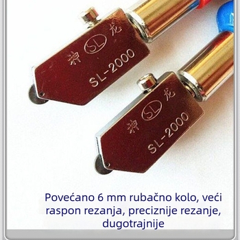 Glava za rezanje pločica i stakla s velikim kotačićem za kućnu uporabu; Vrsta: Drugo; Marka: Unique; Opseg primjene: Ostalo