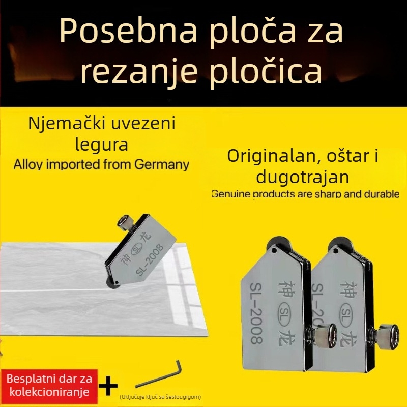 Glava za rezanje pločica i stakla s velikim kotačićem za kućnu uporabu; Vrsta: Drugo; Marka: Unique; Opseg primjene: Ostalo