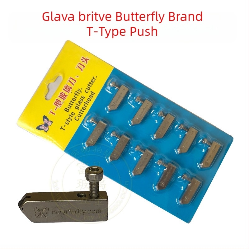 Roller nož za staklo – Butterfly, T-tip glava, za dubinsku obradu stakla, debljina rezanja 3-12 mm