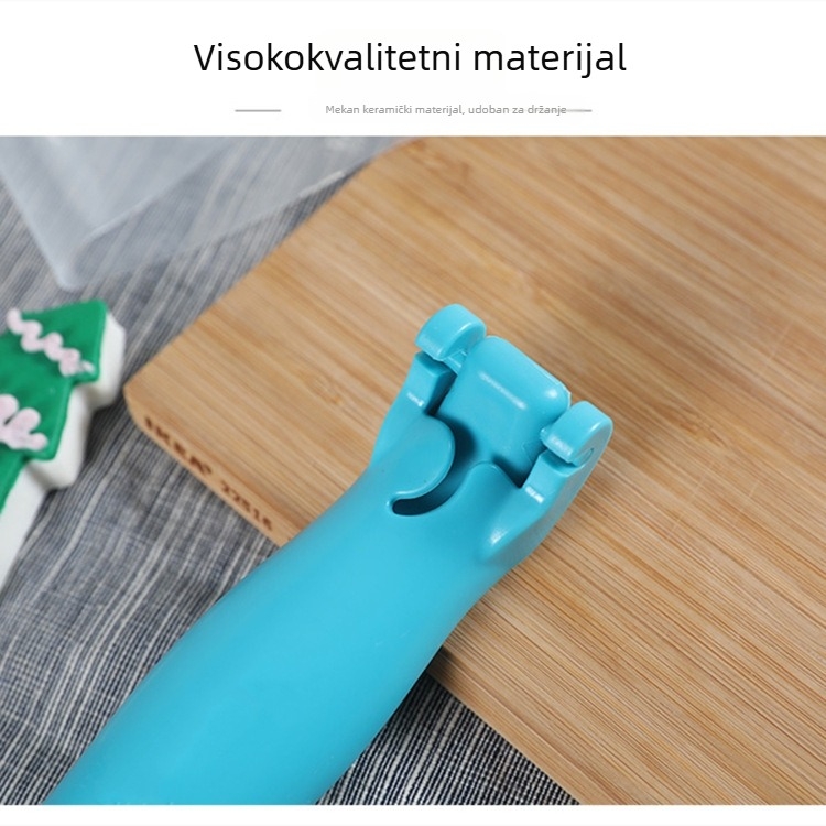 Lerjing ukrasni pištolj za krem, ABS materijal, za ukrašavanje kolača, nepravilni dizajn