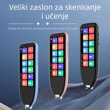 Čitačka olovka A19 — offline prijevod i projekcijski rječnik, podrška kinesko-englеsko-japansko-korejsko, punjiva Li-ion baterija