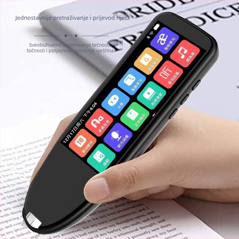 Čitačka olovka A19 — offline prijevod i projekcijski rječnik, podrška kinesko-englеsko-japansko-korejsko, punjiva Li-ion baterija