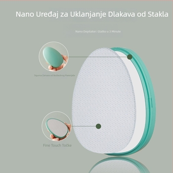 UYIKU Nano stakleni alat za stopala za exfolijaciju i uklanjanje mrtve kože — ručni alat, privatna marka, kutija 120 kom, bez oštrica