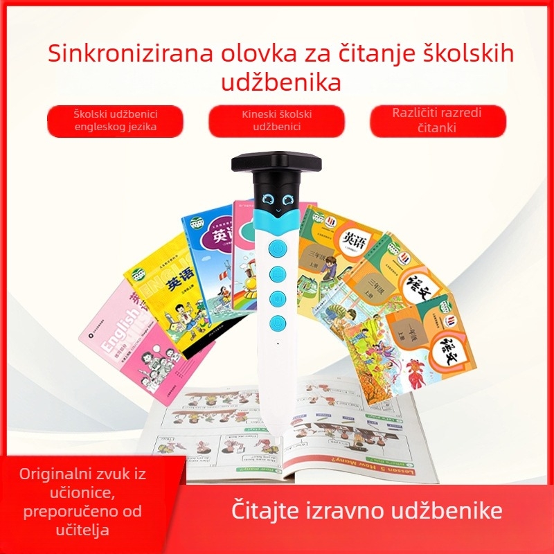 Sinhrona olovka za čitanje – model: Sinhrona olovka za čitanje; napon 5V; punjiva litij-ion baterija; dvostruki zvučni zapis; težina 100 g