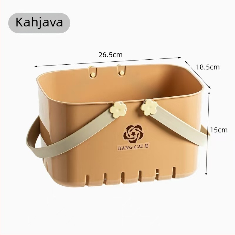 Yuechen premium products PP pravokutna košara za kupaonicu za pohranu kozmetike i potrepštinama, moderni minimalistički dizajn