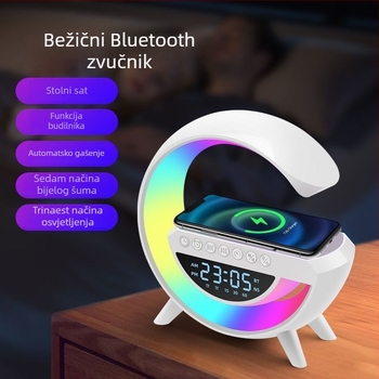 G3401mini Bluetooth zvučnik s budilicom i ambijentalnim svjetlom – 3-u-1, Bluetooth 5.3, 5W, 100Hz-20kHz, SNR ≥70dB, domet 10 m