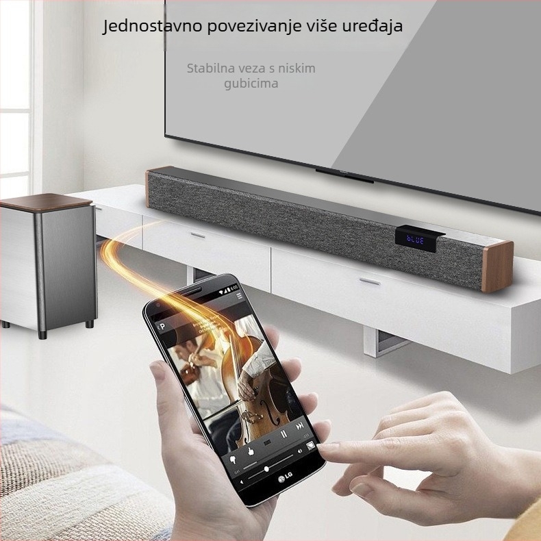 Bluetooth kućni kino sustav sa stereo surround zvukom, karaoke, dualni mikrofoni, bežični set