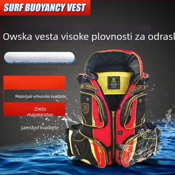 Ribolovna vesta s više džepova, prozračna Tasilon tkanina, kod J30, za ribolov i vodene sportove, sve sezone