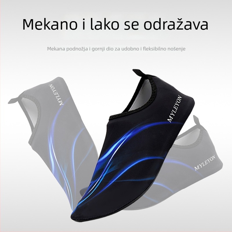 Vanjske tenisice za vodu s pet prstiju za muškarce i žene, mrežasti gornji dio, TPR potplat, prozračne, Slip-On, nizak profil