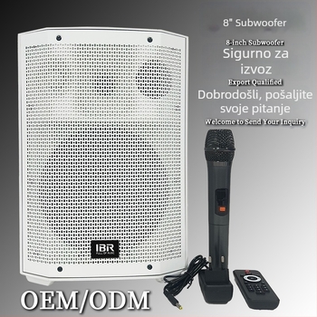 Bluetooth Karaoke zvučnički sustav s ugrađenom baterijom, 2 zvučnika, 50W, Bluetooth 5.3, 20Hz–20kHz, SNR ≥85dB