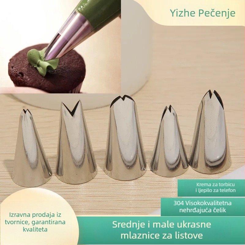 Unique – Paket dekorativnih vrhova za ukrašavanje torti (vrhovi/torba/pistol za ukrašavanje) – Materijal: Drugo; Pakiranje: Drugo; Kategorija: dekorativni vrhovi/torba/pistol