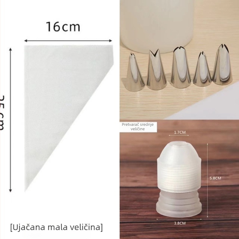 Unique – Paket dekorativnih vrhova za ukrašavanje torti (vrhovi/torba/pistol za ukrašavanje) – Materijal: Drugo; Pakiranje: Drugo; Kategorija: dekorativni vrhovi/torba/pistol