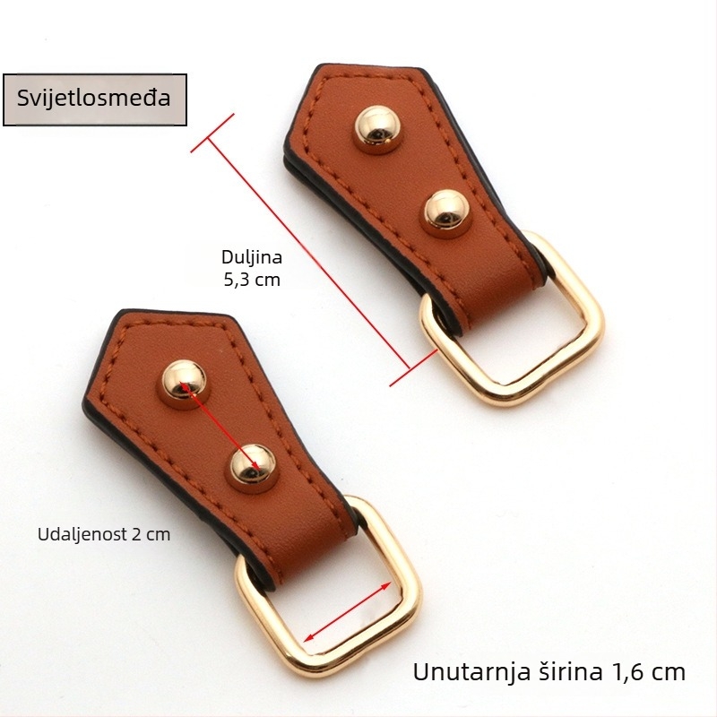PU kožni dodaci za torbe: zamjena ručki, DIY modifikacije ručki, bočne ručke za crossbody torbu, spojnice za kaiševe, kožne kopče