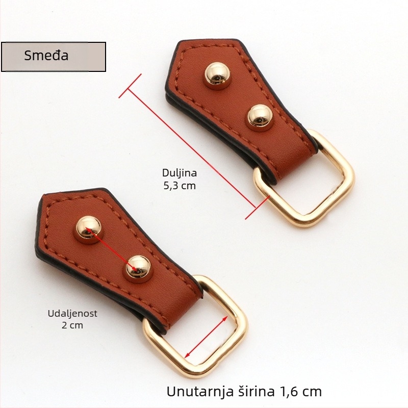 PU kožni dodaci za torbe: zamjena ručki, DIY modifikacije ručki, bočne ručke za crossbody torbu, spojnice za kaiševe, kožne kopče