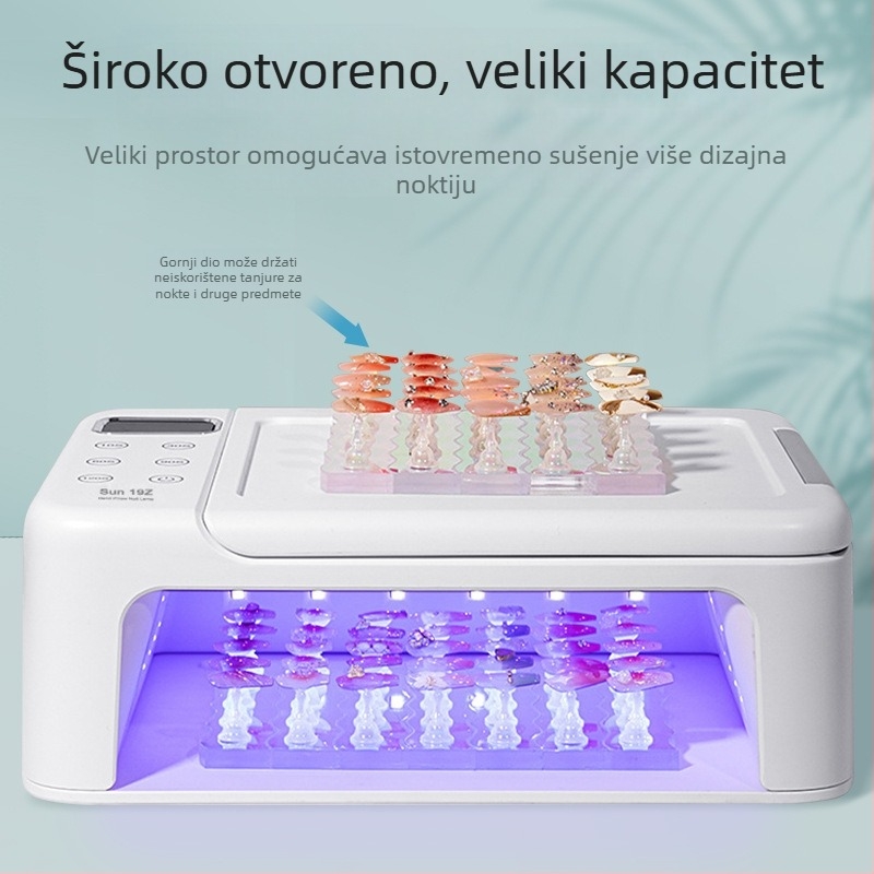 Cachitodo 19Z Lampa za fototerapiju noktiju – Višestruka lampa za sušenje gela za obje ruke, OEM